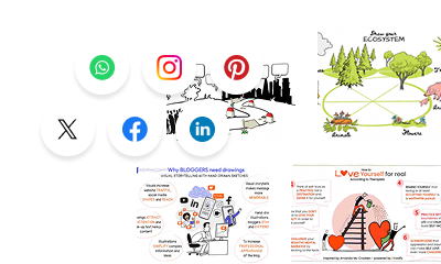 Social media template